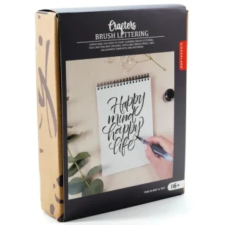 Kikkerland Crafters Brush Lettering Kit - Little Painter Art | Exploring the Endless Possibilities of Art^ Fashion