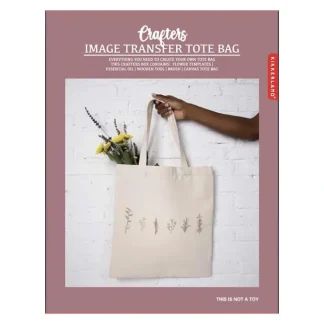 Kikkerland Crafters Image Transfer Tote Bag - Little Painter Art | Exploring the Endless Possibilities of Art^ Clearance