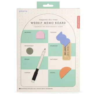 Kikkerland Magnetic Dry Erase Weekly Memo Board - Little Painter Art | Exploring the Endless Possibilities of Art^ Fashion