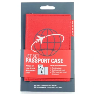 Kikkerland Red Jet Set Passport Case - Little Painter Art | Exploring the Endless Possibilities of Art^ Online