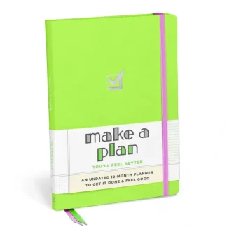 Knock Knock Undated Planner & Weekly Agenda - Make A Plan - Little Painter Art | Exploring the Endless Possibilities of Art^ Store