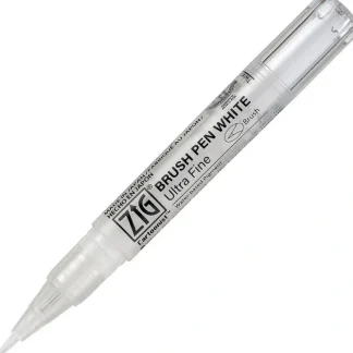 Kuretake Zig Cartoonist Brush Pen - Ultra Fine White - Little Painter Art | Exploring the Endless Possibilities of Art^ Store