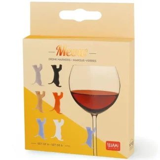 Legami Set of 6 Drink Markers - Meow (Cats) - Little Painter Art | Exploring the Endless Possibilities of Art^ Discount