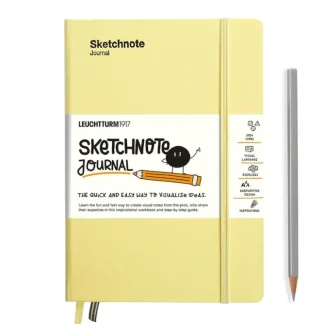 Leuchtturm1917 A5 Medium Sketchnote Journal - Vanilla - Little Painter Art | Exploring the Endless Possibilities of Art^ Cheap
