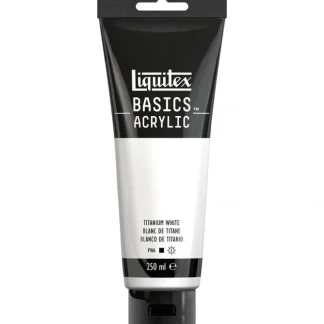 Liquitex Basics Acrylic Paint 250ml Tube - Titanium White - Little Painter Art | Exploring the Endless Possibilities of Art^ Best Sale