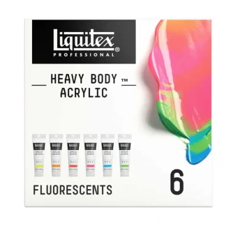 Liquitex Heavy Body Acrylics - Fluorescents - Set of 6 x 59ml - Little Painter Art | Exploring the Endless Possibilities of Art^ Discount