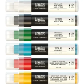 Liquitex Paint Marker - Set of 6 x 15mm - Classic Colours - Little Painter Art | Exploring the Endless Possibilities of Art^ Shop