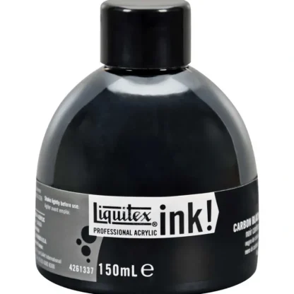 Liquitex Professional Acrylic Carbon Black Ink - 150ml - Little Painter Art | Exploring the Endless Possibilities of Art^ Best Sale