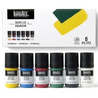 Liquitex Professional Acrylic Gouache Primary Set 6 x 22ml - Little Painter Art | Exploring the Endless Possibilities of Art^ Discount