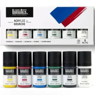 Liquitex Professional Acrylic Gouache Primary Set 6 x 59ml - Little Painter Art | Exploring the Endless Possibilities of Art^ Outlet