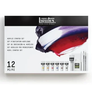 Liquitex Professional Heavy Body Acrylic Starter Set 12pk - Little Painter Art | Exploring the Endless Possibilities of Art^ Best