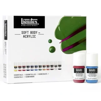 Liquitex Professional Soft Body Acrylic Set 12 x 22ml - Essentials - Little Painter Art | Exploring the Endless Possibilities of Art^ New