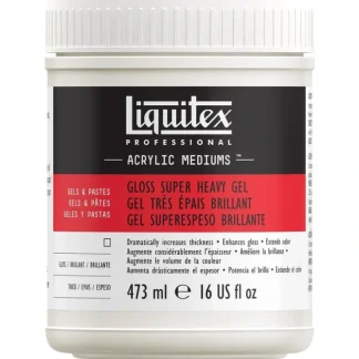 Liquitex Professional Super Heavy Gloss Gel Medium 16oz - Little Painter Art | Exploring the Endless Possibilities of Art^ Hot