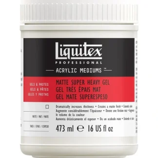 Liquitex Professional Super Heavy Matte Gel Medium 16oz - Little Painter Art | Exploring the Endless Possibilities of Art^ Fashion