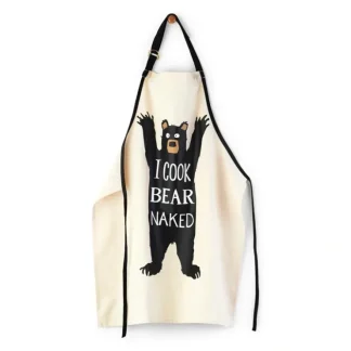 Little Blue House Apron - I Cook Bear Naked - Little Painter Art | Exploring the Endless Possibilities of Art^ Fashion