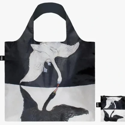 Loqi Recycled Tote Bag - Hilma af Klint The Swan - Little Painter Art | Exploring the Endless Possibilities of Art^ Store