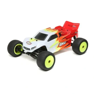 Losi 1/18 Mini-T 2.0 2WD Stadium Truck Brushed RTR, Red/White - Little Painter Art | Exploring the Endless Possibilities of Art^ Store