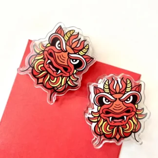 Love Lettering Dragon Acrylic Journal/Book Clips 2pk - Little Painter Art | Exploring the Endless Possibilities of Art^ Best