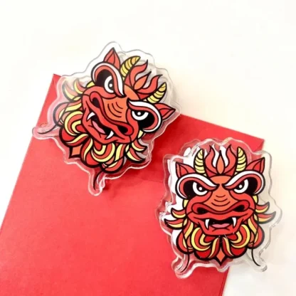 Love Lettering Dragon Acrylic Journal/Book Clips 2pk - Little Painter Art | Exploring the Endless Possibilities of Art^ Best