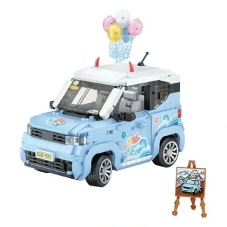 LOZ Mini Block Kit - Blue Mini Car - Little Painter Art | Exploring the Endless Possibilities of Art^ New