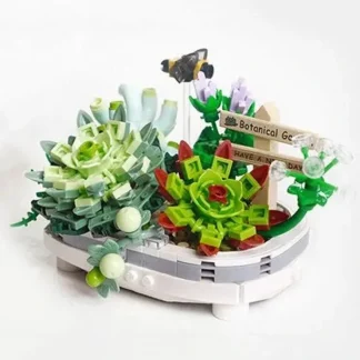 LOZ Mini Block Kit - Eternal Potted Succulent Plants - Little Painter Art | Exploring the Endless Possibilities of Art^ Outlet