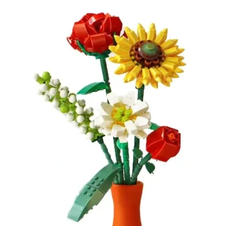 LOZ Mini Block Kit - Eternal Sunflower Rose Saffron Hypericum Flowers - Little Painter Art | Exploring the Endless Possibilities of Art^ Sale