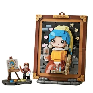 LOZ Mini Block Kit - Girl With A Pearl Earring - Little Painter Art | Exploring the Endless Possibilities of Art^ Best Sale