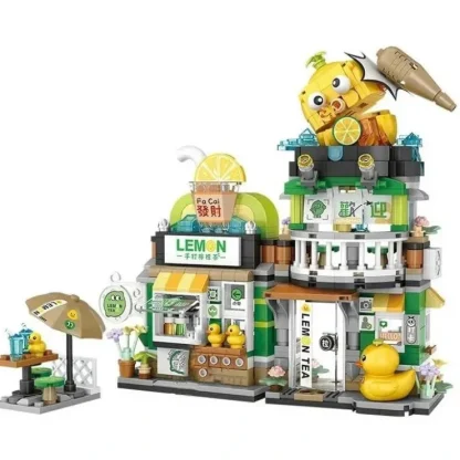 LOZ Mini Block Kit - Lemon Tea Shop - Little Painter Art | Exploring the Endless Possibilities of Art^ Flash Sale