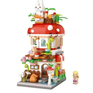 LOZ Mini Block Kit - Mushroom House - Little Painter Art | Exploring the Endless Possibilities of Art^ Cheap