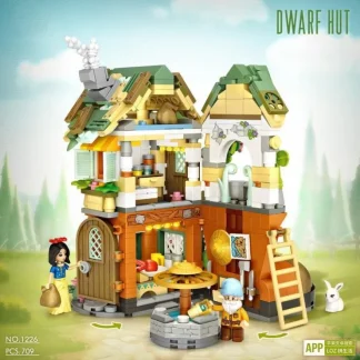 LOZ Mini Block Kit - Snow White Dwarf Hut - Little Painter Art | Exploring the Endless Possibilities of Art^ Outlet