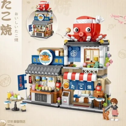 LOZ Mini Block Kit - Takoyaki Shop - Little Painter Art | Exploring the Endless Possibilities of Art^ New