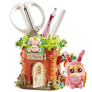 LOZ Mini Block Kit Pen Holder - Bunny House - Little Painter Art | Exploring the Endless Possibilities of Art^ Online
