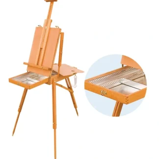 Luca French Box Easel with Wooden Palette & Shoulder Strap - Little Painter Art | Exploring the Endless Possibilities of Art^ Discount