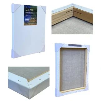 Luca Professional Stretched Linen - Acrylic Primed(38mm Thick) - Little Painter Art | Exploring the Endless Possibilities of Art^ Clearance