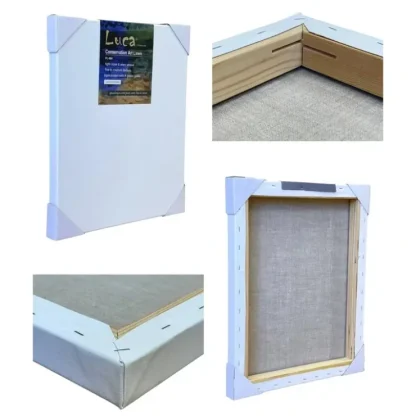 Luca Professional Stretched Linen - Acrylic Primed(38mm Thick) - Little Painter Art | Exploring the Endless Possibilities of Art^ Clearance