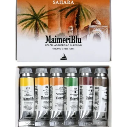 Maimeri Blu Artist Watercolour - 6 x 12ml Set Sahara - Little Painter Art | Exploring the Endless Possibilities of Art^ Discount