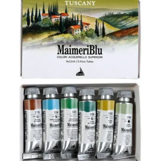 Maimeri Blu Artist Watercolour - 6 x 12ml Set Tuscany - Little Painter Art | Exploring the Endless Possibilities of Art^ Cheap