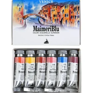 Maimeri Blu Artist Watercolour - 6 x 12ml Set Venice - Little Painter Art | Exploring the Endless Possibilities of Art^ Fashion