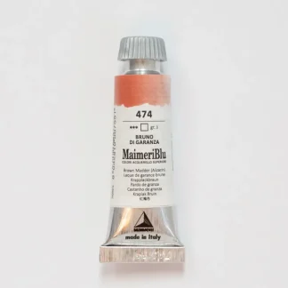 Maimeri Blu 12ml 474 Brown Madder (Alizarin) - Little Painter Art | Exploring the Endless Possibilities of Art^ Fashion