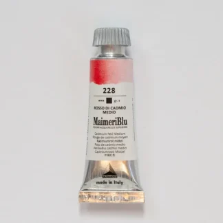 Maimeri Blu 12ml 228 Cadmium Red Medium - Little Painter Art | Exploring the Endless Possibilities of Art^ Online