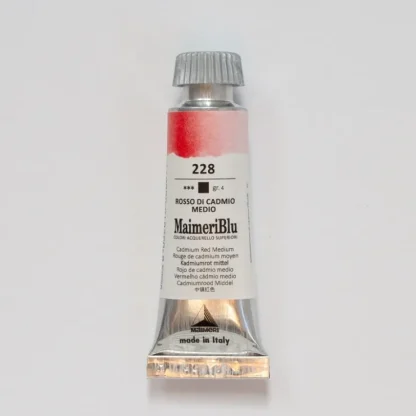 Maimeri Blu 12ml 228 Cadmium Red Medium - Little Painter Art | Exploring the Endless Possibilities of Art^ Online