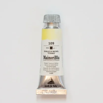 Maimeri Blu 12ml 109 Nickel Titanium Yellow - Little Painter Art | Exploring the Endless Possibilities of Art^ Fashion