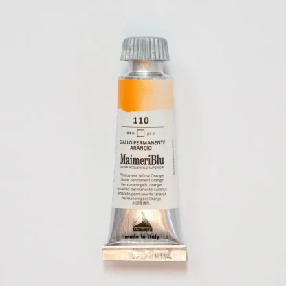 Maimeri Blu 12ml 110 Permanent Yellow Orange - Little Painter Art | Exploring the Endless Possibilities of Art^ Hot