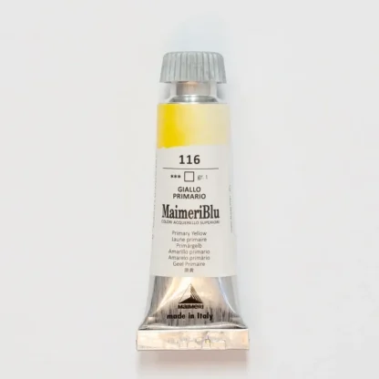 Maimeri Blu 12ml 116 Primary Yellow - Little Painter Art | Exploring the Endless Possibilities of Art^ Shop
