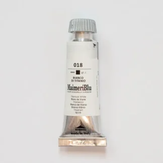 Maimeri Blu 12ml 018 Titanium White - Little Painter Art | Exploring the Endless Possibilities of Art^ Shop