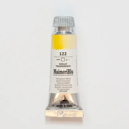 Maimeri Blu 12ml 122 Transp Yellow - Little Painter Art | Exploring the Endless Possibilities of Art^ Best