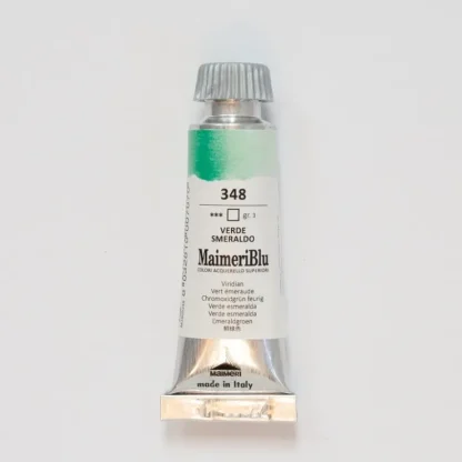 Maimeri Blu 12ml 348 Viridian - Little Painter Art | Exploring the Endless Possibilities of Art^ Shop