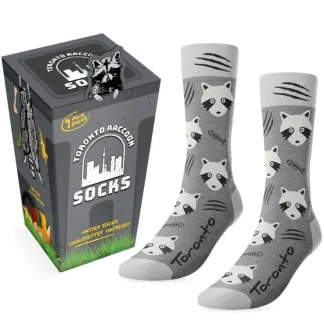Main & Local Toronto Raccoon Socks in Trash Bin - Little Painter Art | Exploring the Endless Possibilities of Art^ Online