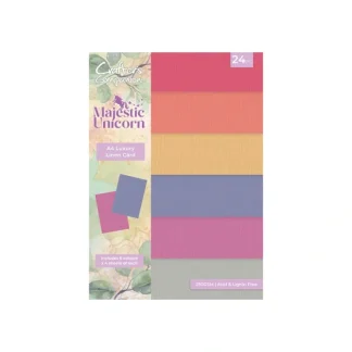 Majestic Unicorn Luxury Linen Card Pack - A4 - Little Painter Art | Exploring the Endless Possibilities of Art^ Online