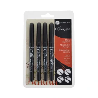 Manuscript - Italic Markers - Set of 4 - Little Painter Art | Exploring the Endless Possibilities of Art^ Clearance